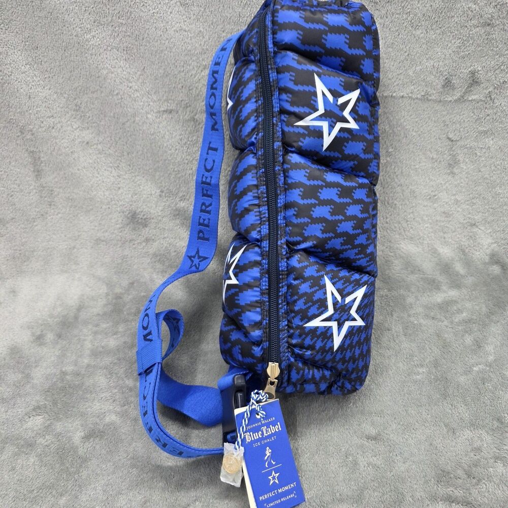Johnnie Walker Blue Label Ice Chalet Limited Edition Puffer Bag  New with Tags